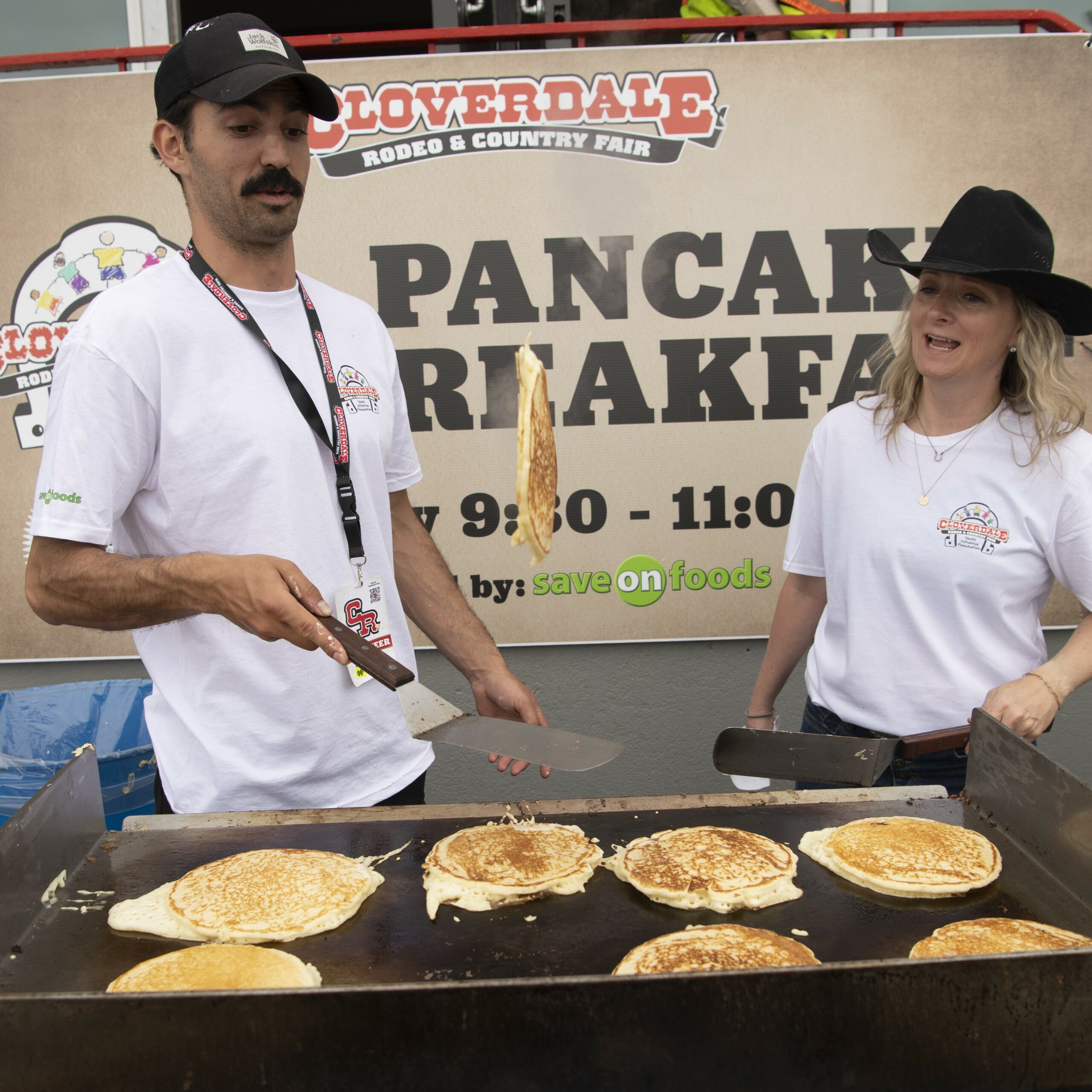 1pancake06 1 x 1 The cloverdale rodeo & Country Fair Pancake Breakfast in Support of the Cloverdale Youth Initiative Foundation