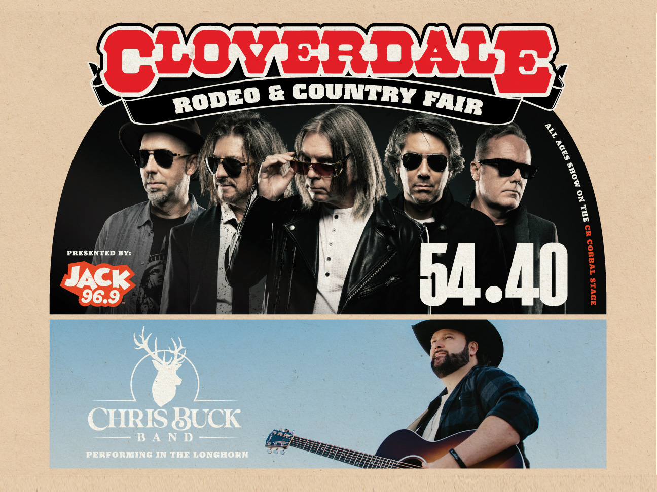 54•40 and Chris Buck Band to Headline the 2024 Cloverdale Rodeo and ...