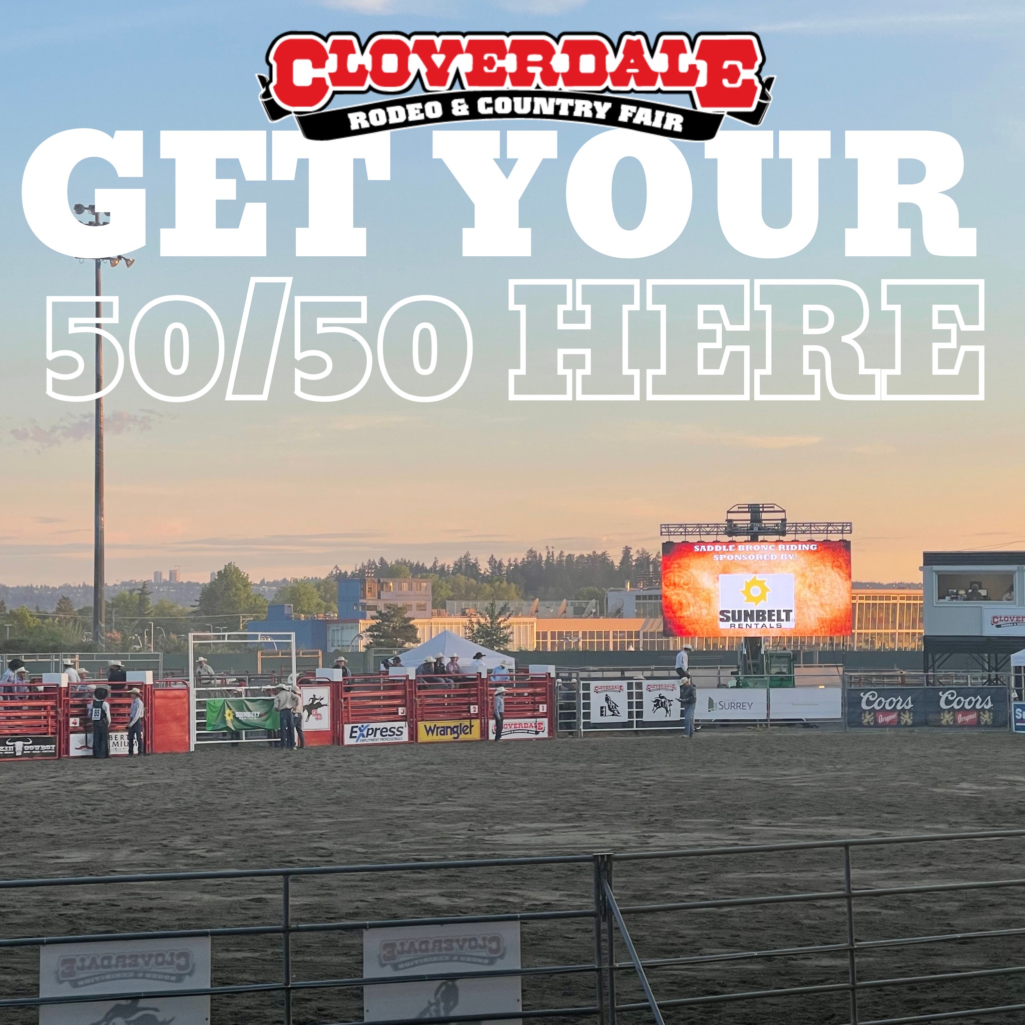 The Cloverdale Rodeo & Country Fair 50/50 Draw in support of the Cloverdale Rodeo Youth Foundation Initiative