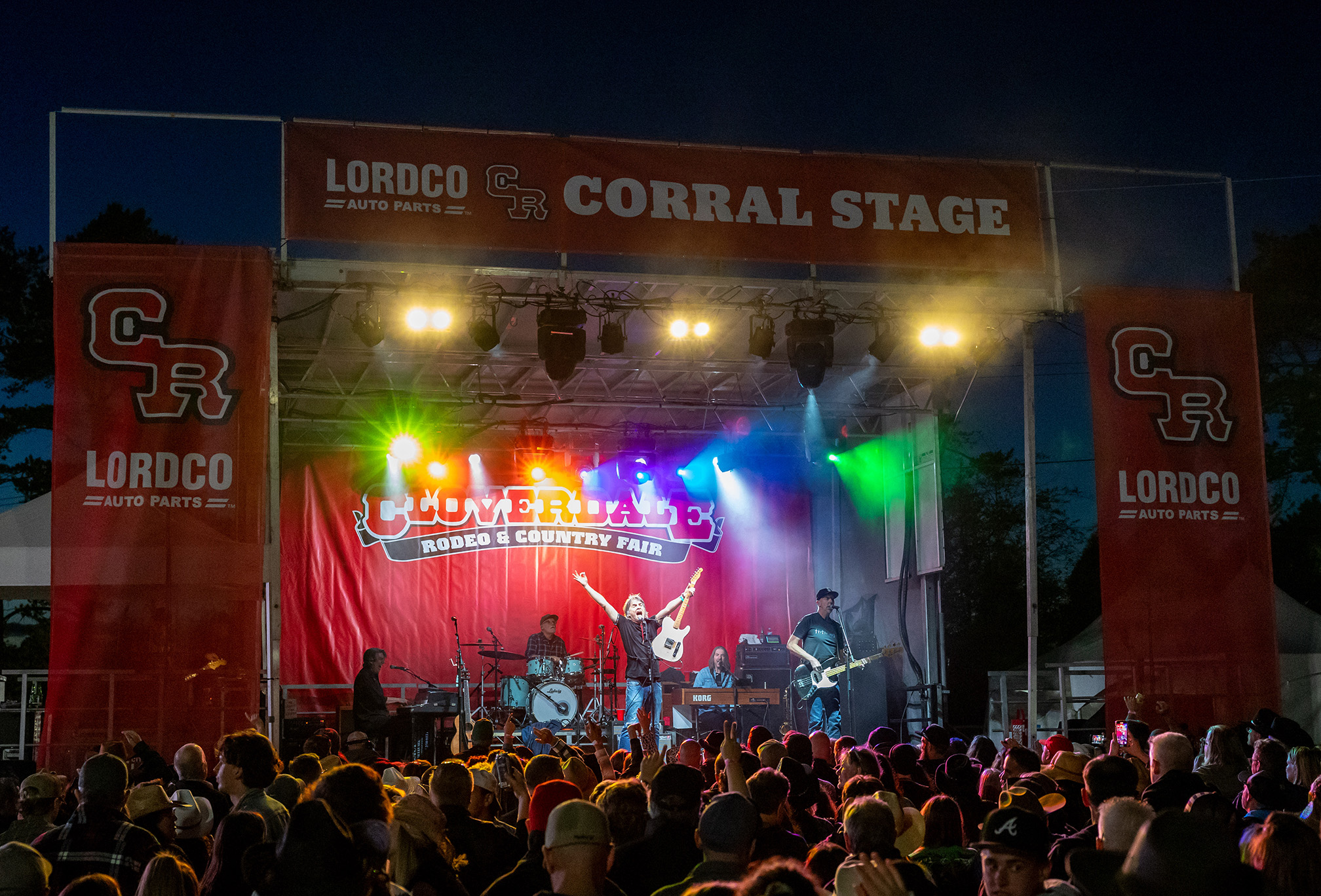 Cloverdale Rodeo 2024 - 489 - web 54-40 on stage at the 2024 Cloverdale Rodeo and Country Fair