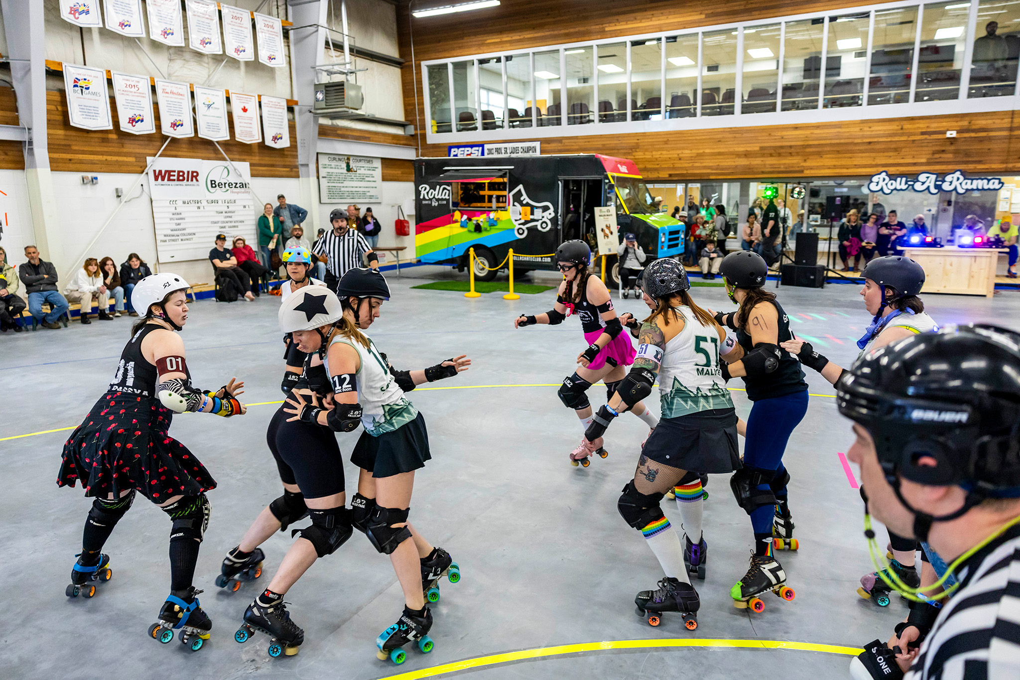 JBP26894-A1 - Roll-A-Rama and Roller Derby - web Roll-A-Rama and Roller Derby at the 2025 Cloverdale Country Fair