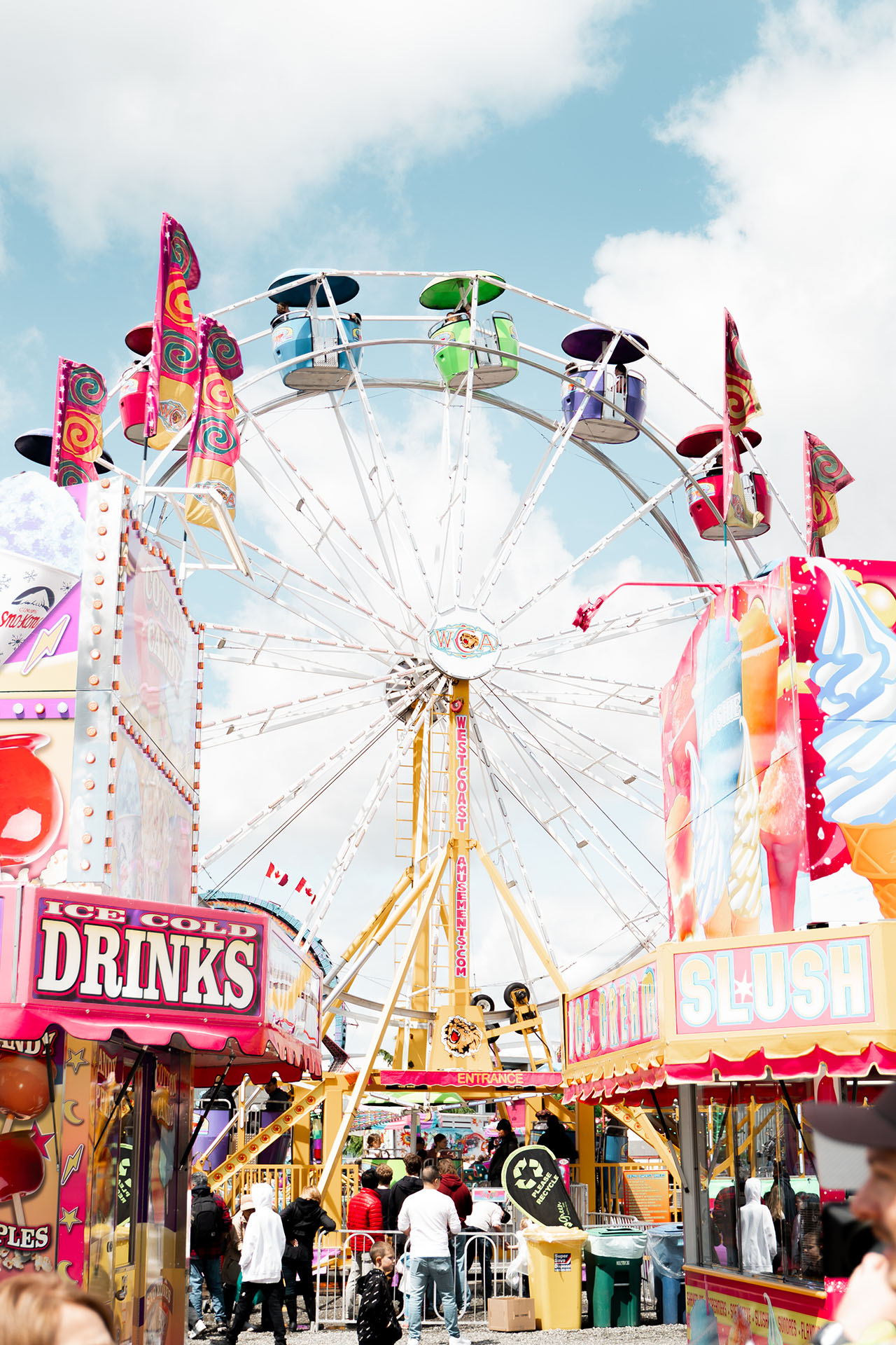 A Ferris Wheel at the Cloverdale Country Fair