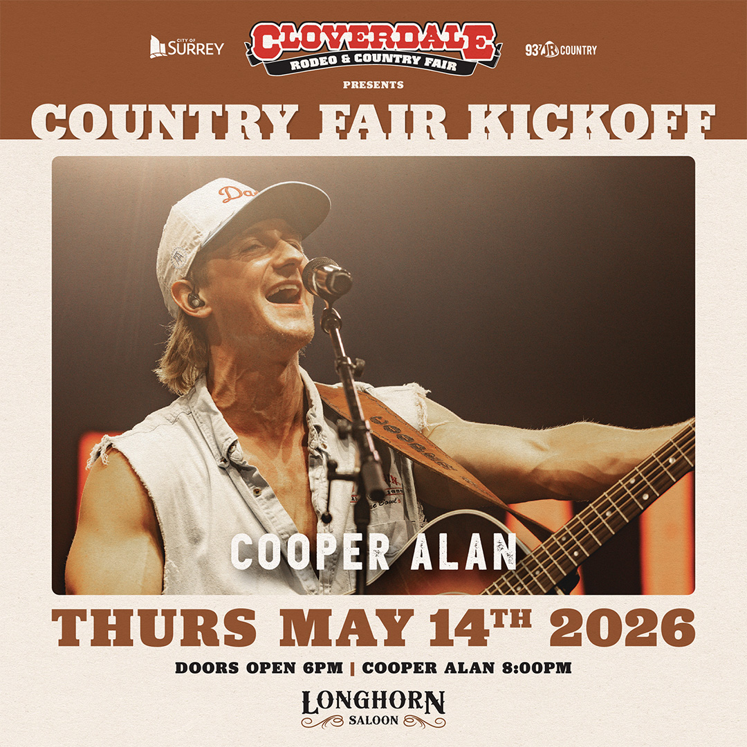 Cloverdale Rodeo and Country Fair, Chris Buck Band playing at the Longhorn Saloon 