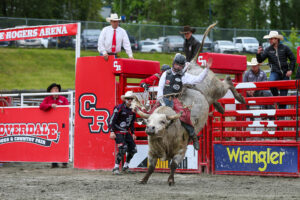 2025 Cloverdale Rodeo Bull Riding Champion - Beau Gardner - 104595990-CLV53499